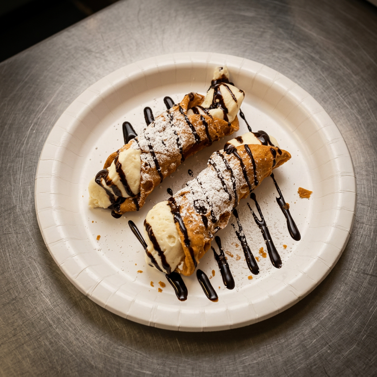 Delicious Cannoli Made Fresh